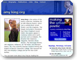 Portfolio Sample: AmyKing.org