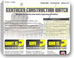 Portfolio Sample: KentuckyConstructionWatch.com